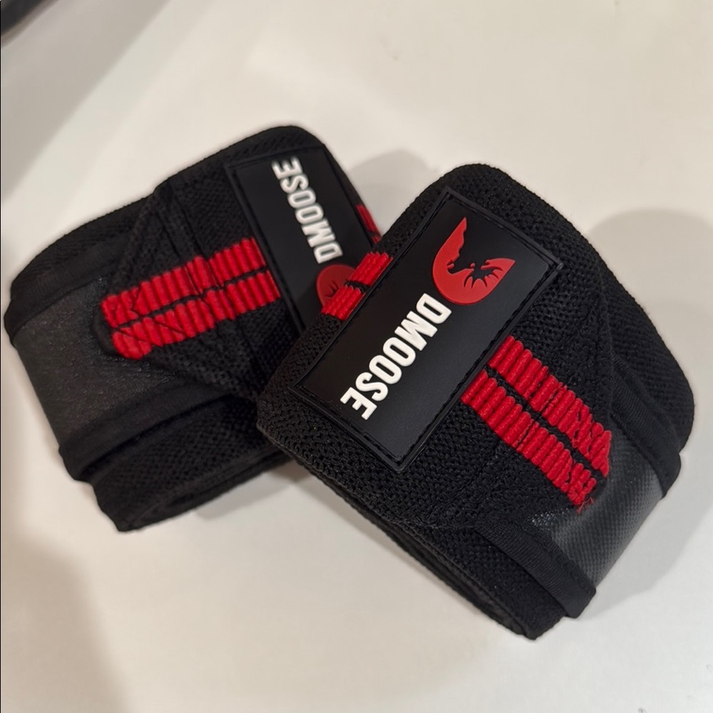 Brand New DMOOSE  Black and Red Sports Wraps